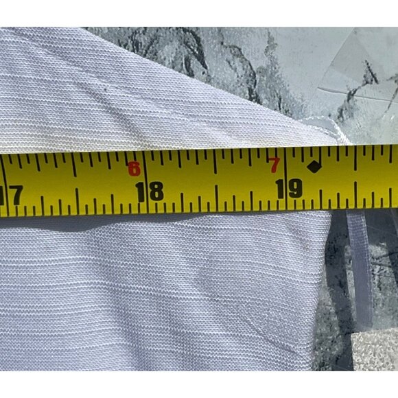 Bar III Womens White Sleeveless Button-Down Collared Top Size L Lightweight - Picture 5 of 10